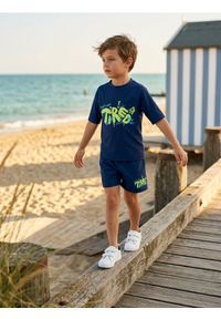 Sinsay - Dziecięca koszulka kąpielowa UPF 50 - granatowy. Kolor: niebieski #1