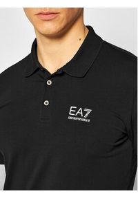 EA7 Emporio Armani Polo 8NPF04 PJM5Z 1200 Czarny Regular Fit. Typ kołnierza: polo. Kolor: czarny. Materiał: bawełna #4