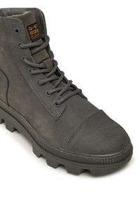 G-Star RAW - G-Star Raw Botki Noxer Boot Mid W D26649 Szary. Kolor: szary. Materiał: nubuk, skóra #3