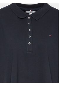 Tommy Hilfiger Curve Polo WW0WW39597 Granatowy Regular Fit. Typ kołnierza: polo. Kolor: niebieski. Materiał: bawełna