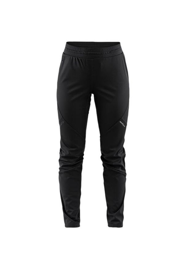 Spodnie treningowe męskie Craft Glide. Kolor: czarny. Materiał: dresówka. Sezon: lato. Sport: turystyka piesza