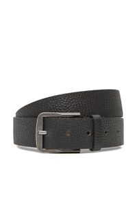 Calvin Klein Jeans Pasek Męski Classic Flat 35Mm LV04G7022G Czarny. Kolor: czarny. Materiał: skóra