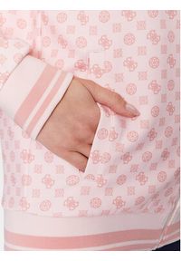 Guess Bluza Aggie V3YQ00 KB212 Różowy Regular Fit. Kolor: różowy. Materiał: syntetyk #4