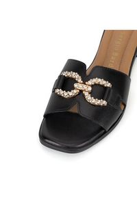 Sergio Bardi Klapki WI16-D1033-03SB Czarny. Kolor: czarny. Materiał: skóra #7