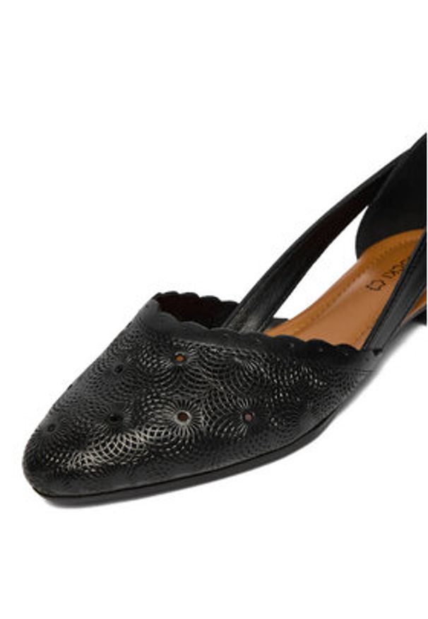 Lasocki Baleriny CEO-RST-KAJA-21 Czarny. Kolor: czarny. Materiał: skóra