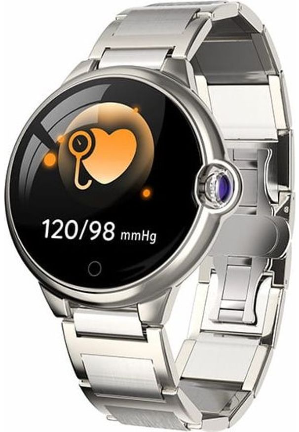 GARETT - Smartwatch Garett Karen Srebrny (5903246285048). Rodzaj zegarka: smartwatch. Kolor: srebrny