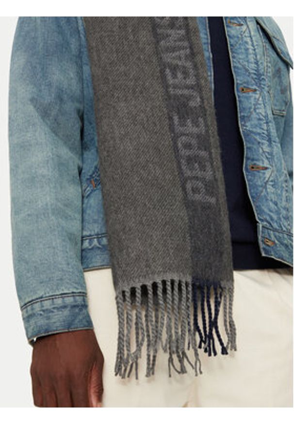 Pepe Jeans Szalik PM110461 Szary. Kolor: szary. Materiał: materiał, akryl
