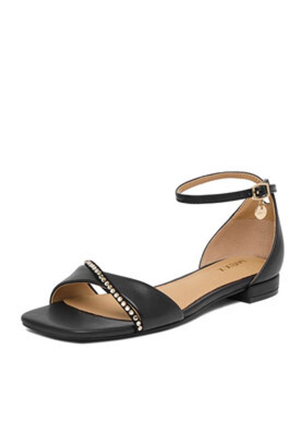 MEXX Sandały EO-CD25-185-1 Czarny. Kolor: czarny. Materiał: skóra