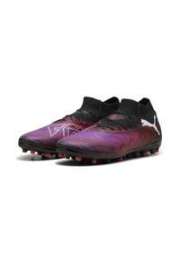 Puma - Buty piłkarskie FUTURE 8 PRO MG PUMA Black White Glowing Red. Kolor: czerwony, biały, wielokolorowy, czarny. Sport: piłka nożna