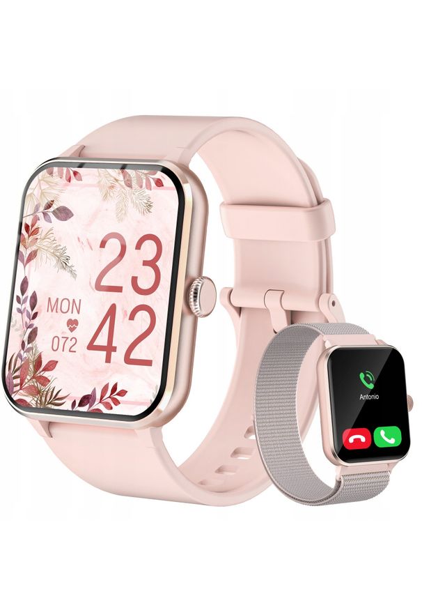 Blackview R50 1.85-inch TFT HD 350mAh Battery 24-hour SpO2 Detection + Heart Rate Monitoring Calls and SMS notification Pink BVR50-P (69315483175