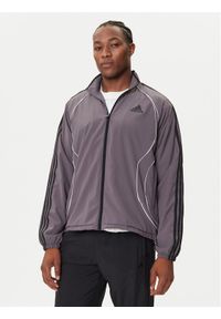 Adidas - adidas Bluza Teamgeist adicolor JW5865 Szary Loose Fit. Kolor: szary. Materiał: syntetyk
