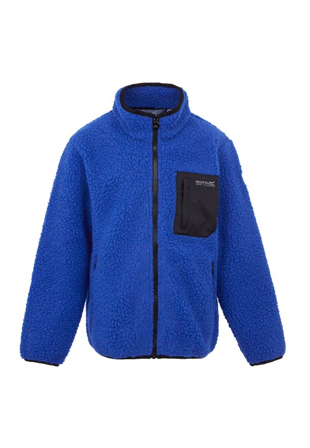 Regatta - Kurtka Dziecięca Frankie Full Zip Fleece Jacket. Kolor: niebieski. Sezon: zima. Sport: turystyka piesza