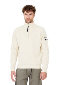 Aeronautica Militare - AERONAUTICA MILITARE Beżowa męska bluza, Rozmiar L. Kolor: beżowy #4