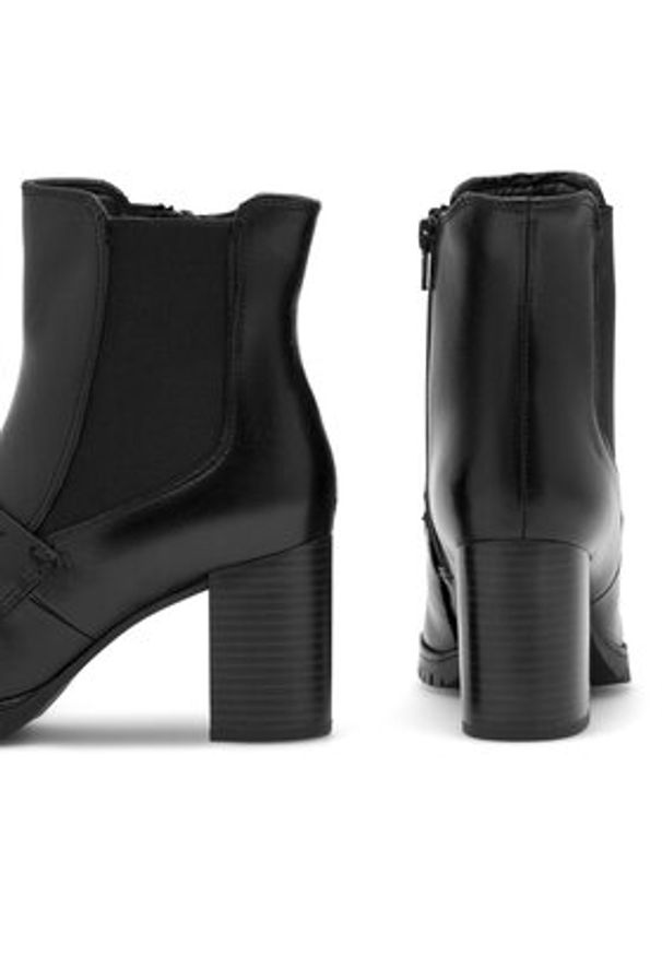 Sergio Bardi Botki WB-C1042-01SB Czarny. Kolor: czarny. Materiał: materiał