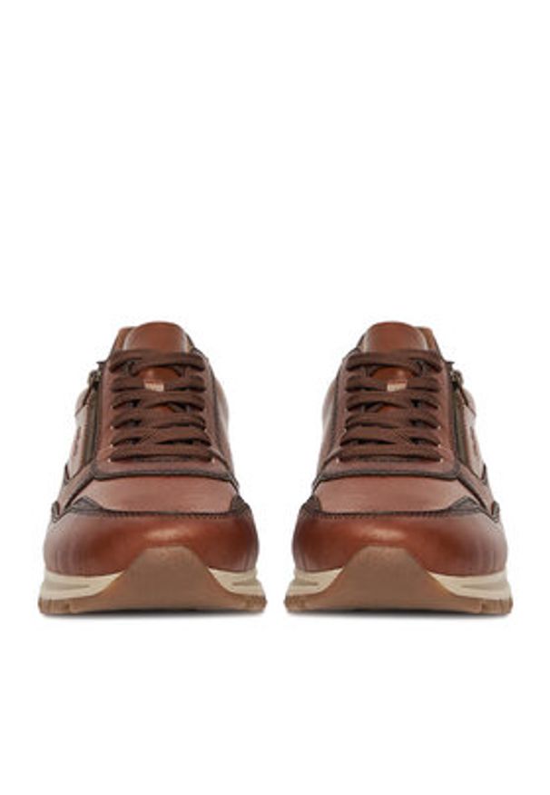 Rieker Sneakersy B0504-24 Brązowy. Kolor: brązowy. Materiał: skóra
