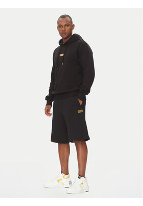 Versace Jeans Couture Szorty sportowe 78GADT08 Czarny Regular Fit. Kolor: czarny. Materiał: bawełna. Styl: sportowy
