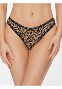 Guess Komplet 3 par stringów O4GG23 K6YW1 Brązowy. Kolor: brązowy. Materiał: bawełna #6