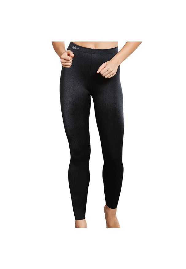 ANITA ACTIVE - legginsy sportowe Tights Massage Effekt. Kolor: czarny. Materiał: poliamid, elastan