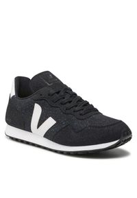 Veja Sneakersy Sdu rec Flannel RR041971B Czarny. Kolor: czarny. Materiał: materiał