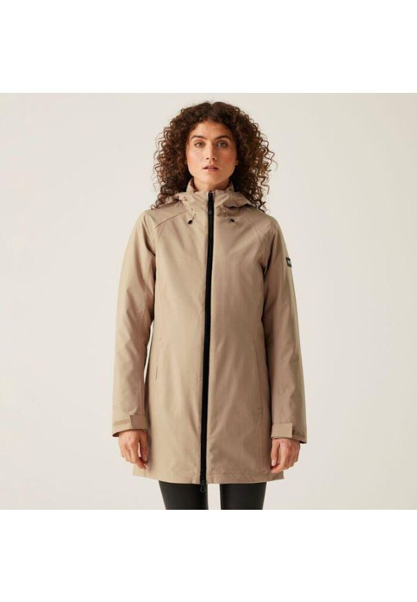Kurtka trekkingowa damska Regatta Denbury V 3w1 z membraną 15K. Kolor: beżowy. Materiał: poliamid. Sezon: jesień