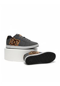 DC Sneakersy EO-NET DC01774025 Szary. Kolor: szary. Materiał: skóra