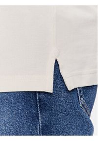 Tommy Jeans Polo DM0DM18312 Beżowy Slim Fit. Typ kołnierza: polo. Kolor: beżowy. Materiał: bawełna