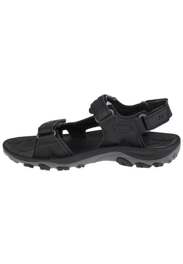 Buty do chodzenia męskie Merrell Huntington Sport Convert. Kolor: czarny. Materiał: guma, syntetyk, skóra, materiał. Sport: turystyka piesza