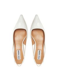 Steve Madden Sandały Kari SM11003377 Biały. Kolor: biały. Materiał: skóra