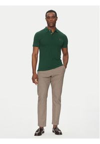 Polo Ralph Lauren Polo Core Replen 710795080 Zielony Slim Fit. Typ kołnierza: polo. Kolor: zielony. Materiał: bawełna