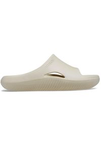 Klapki damskie sportowe Crocs MELLOW RECOVERY SLIDE. Kolor: biały. Materiał: syntetyk, materiał. Styl: sportowy