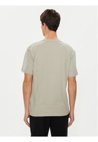 Calvin Klein T-Shirt Hero K10K111346 Beżowy Regular Fit. Kolor: beżowy. Materiał: bawełna