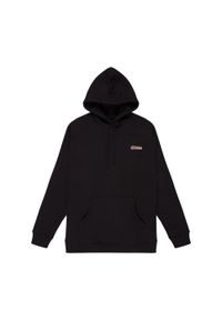 DC Shoes - Bluza z kapturem dla Mężczyzn PATCH IT Czarny. Typ kołnierza: kaptur. Kolor: brązowy, zielony, wielokolorowy. Materiał: tkanina, poliester, bawełna. Sport: skateboard