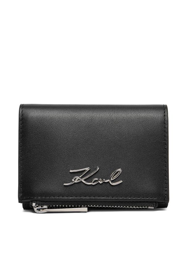 Karl Lagerfeld - Portfel KARL LAGERFELD. Kolor: czarny