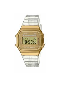 Casio Zegarek Vintage Digital A168XESG-9AEF Złoty. Kolor: złoty. Styl: vintage