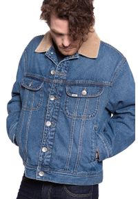 Lee - KURTKA JEANSOWA LEE STORM RIDER JKT MID STONE L88YRDFJ 112123806. Materiał: jeans #7