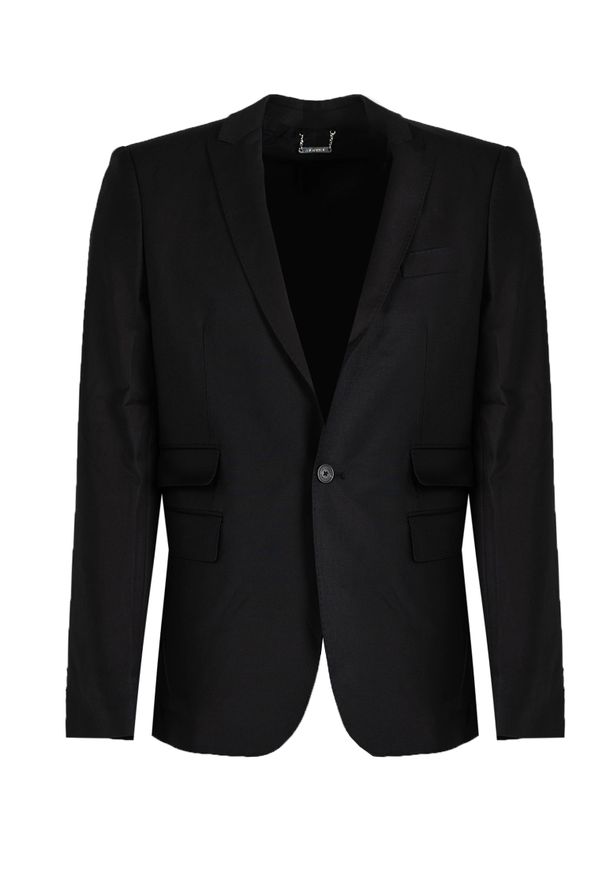 Les Hommes Garnitur "Classic City" | LKW100 312U | Classic City Suit | Mężczyzna | Czarny. Kolor: czarny. Materiał: lycra, poliester, wełna