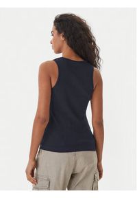 G-Star RAW - G-Star Raw Top D28735-D107 Granatowy Slim Fit. Kolor: niebieski. Materiał: bawełna #5