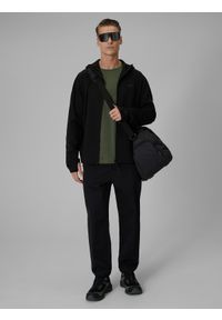 4f - 4F T-shirt regular z nadrukiem męski - khaki 3XL. Okazja: na co dzień. Kolor: oliwkowy, brązowy, wielokolorowy. Materiał: bawełna, materiał. Wzór: nadruk. Styl: casual #2