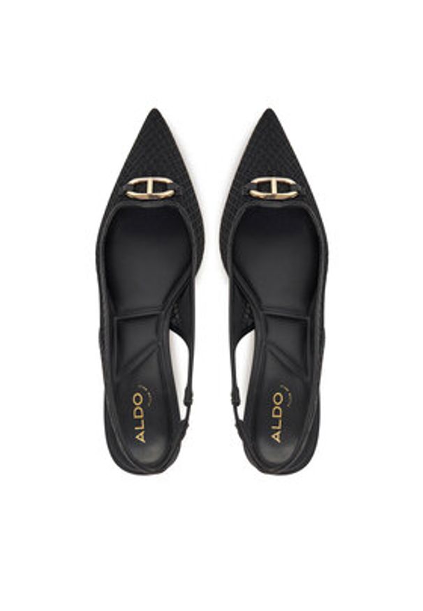 Aldo Sandały Alba 13965467 Czarny. Kolor: czarny. Materiał: materiał