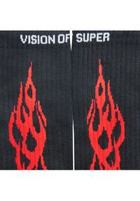 Vision Of Super Skarpety wysokie unisex VSA00784CZ Czarny. Kolor: czarny. Materiał: materiał