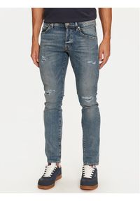 Jack & Jones - Jack&Jones Jeansy Glenn 12258180 Niebieski Slim Fit. Kolor: niebieski