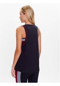 TOMMY HILFIGER - Tommy Hilfiger Top S10S101714 Granatowy Relaxed Fit. Kolor: niebieski. Materiał: lyocell