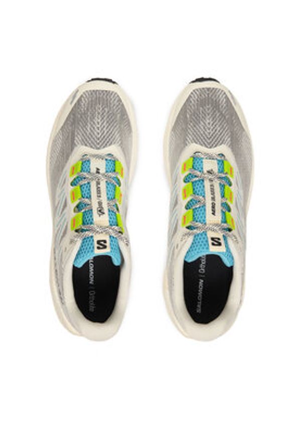 salomon - Salomon Buty do biegania Aero Blaze 3 Grvl L49106200 Szary. Kolor: szary. Materiał: materiał