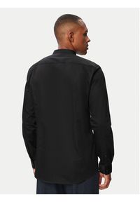 Hugo - HUGO Koszula Kaleb 50544949 Czarny Slim Fit. Kolor: czarny. Materiał: bawełna #5