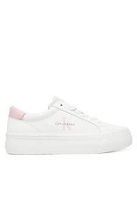 Sneakersy Calvin Klein Jeans. Kolor: biały