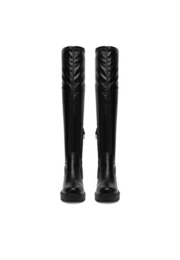 DeeZee Kozaki HX24029-1 Czarny. Kolor: czarny. Materiał: materiał