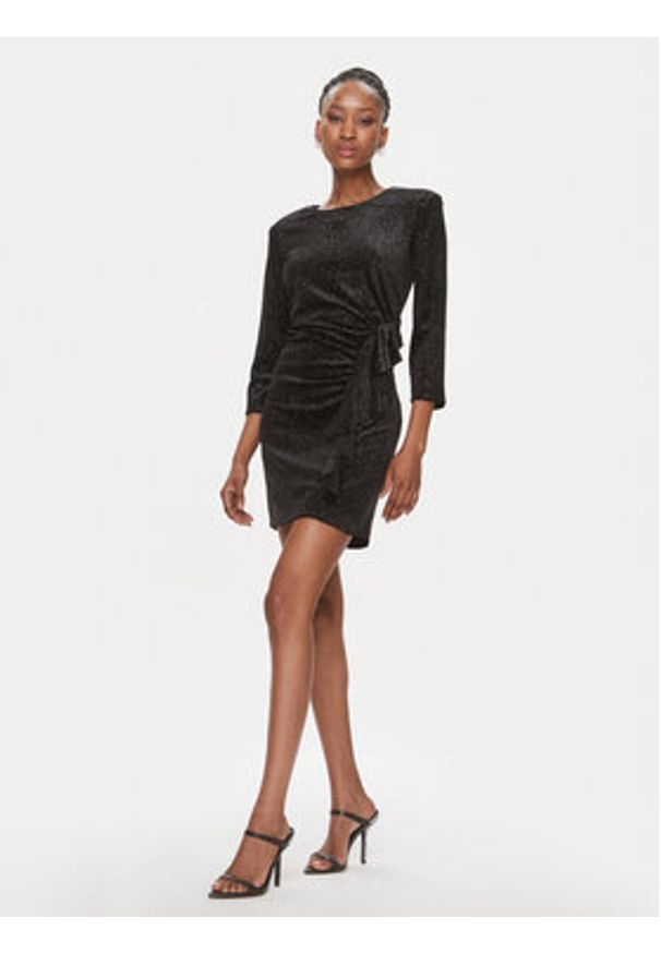 Rinascimento Sukienka koktajlowa CFC0116832003 Czarny Slim Fit. Kolor: czarny. Materiał: syntetyk. Styl: wizytowy