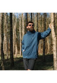 Kurtka męska 2-warstwowa Alpinus Arys. Kolor: niebieski