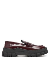 Weekend Max Mara Loafersy Conero 2425526015600 Bordowy. Kolor: czerwony. Materiał: skóra #1