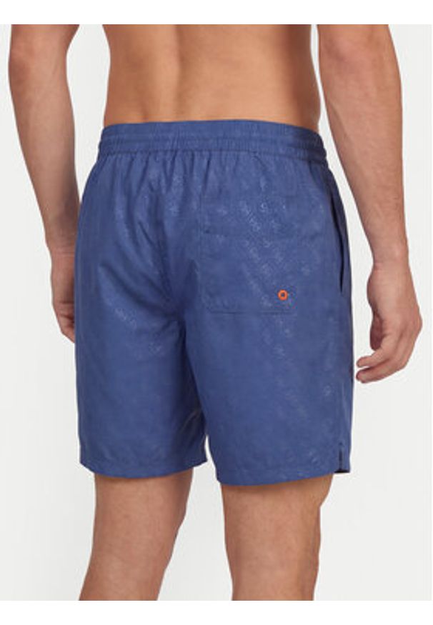 Guess Szorty kąpielowe F6GT26 WG2A2 Niebieski Regular Fit. Kolor: niebieski. Materiał: syntetyk